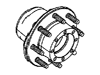 Mopar 5096145AA Stud Hub