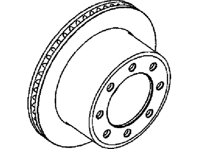 Mopar 52010144AA Rear Brake Rotor