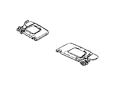 Dodge Challenger Sun Visor - 1MA03XDVAA