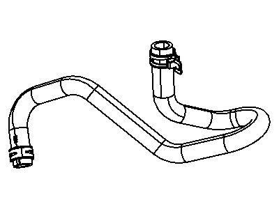 4677721AD Mopar Hose-COOLANT Bottle To Water PUM Illustration 1 of 1