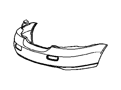 Mopar 4805450AA Rear Bumper Cover