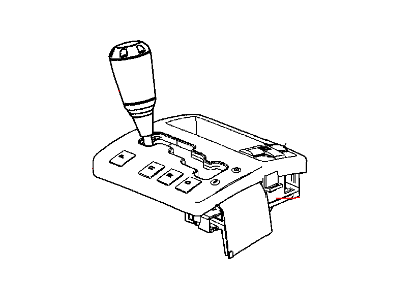 Mopar 68004144AC PRNDL BEZ-Gear Selector