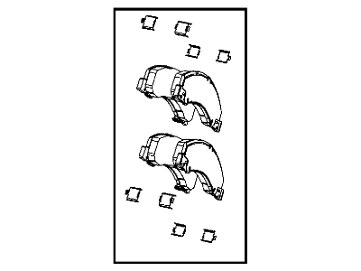 Ram Brake Pad - 68034093AC