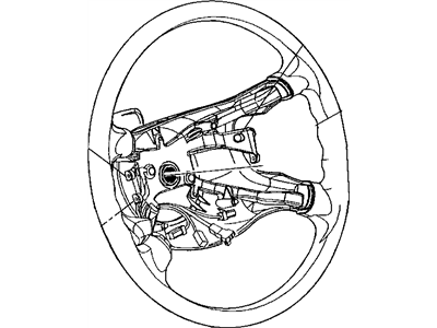 2002 Dodge Neon Steering Wheel - UF66WL8AA