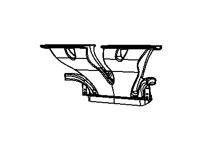 Mopar 55037825AE Duct-DEFROSTER