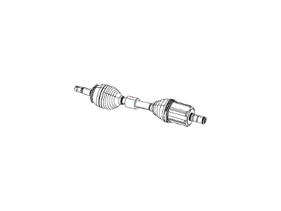 Mopar 68265870AA Axle Half Shaft