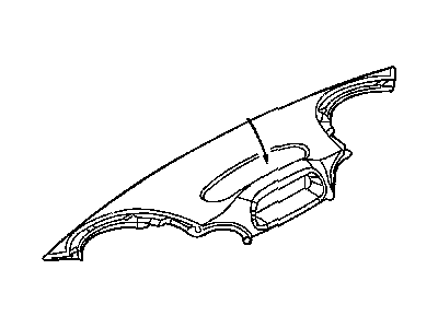 Mopar 5122364AA Cover-Instrument Panel