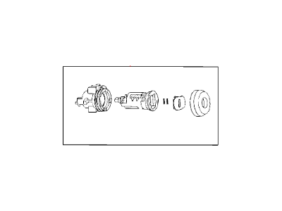 Mopar 68166326AA Cylinder Lock-Door Lock