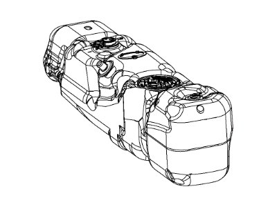 Mopar 68160721AA Fuel Tank Rear