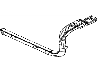 Mopar 55037741AC Duct-Floor