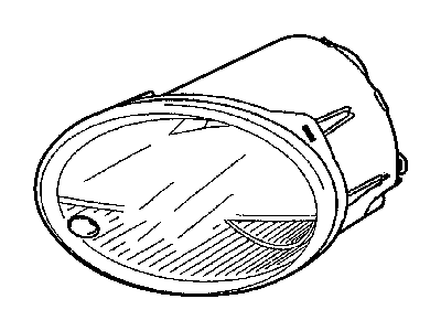 Mopar MR957888 Fog Lamp Housing