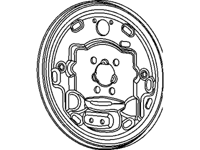 Mopar 5114506AA Plate-Brake Backing