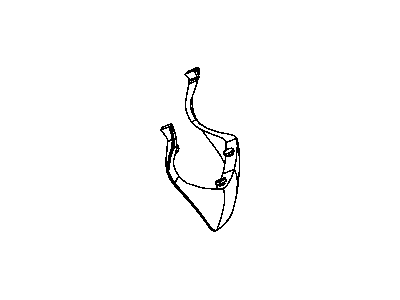 Mopar 5057481AA Cover-Steering Column Gap