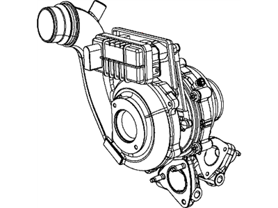 2014 Chrysler 300 Turbocharger - 68148161AA