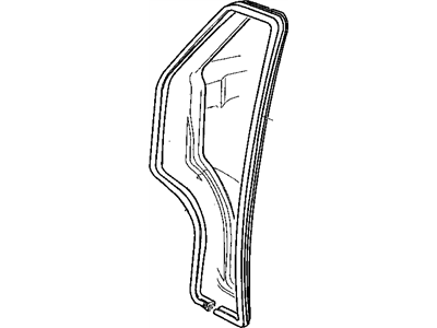 Mopar 55346790AJ WEATHERSTRIP-Front Door Secondary