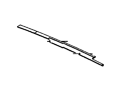 Mopar 55360175AC Molding-Roof