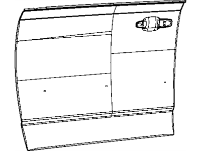 Mopar 4894937AB Panel-Front Door Outer Repair