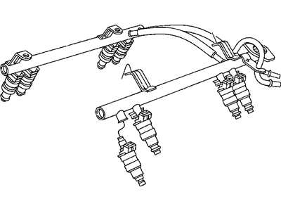 2001 Dodge Ram 3500 Fuel Injector - 53031571