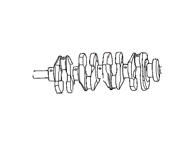 Jeep Compass Crankshaft - 4884563AC