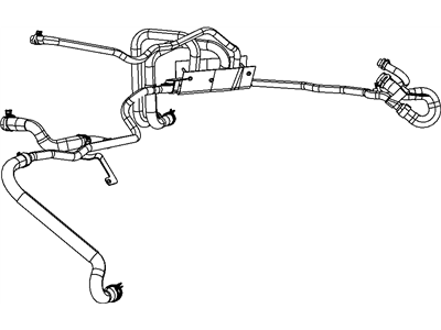 Mopar 55038855AB Hose-Heater Supply And Return