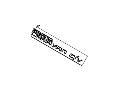 Mopar 5113418AA NAMEPLATE-Grand Caravan