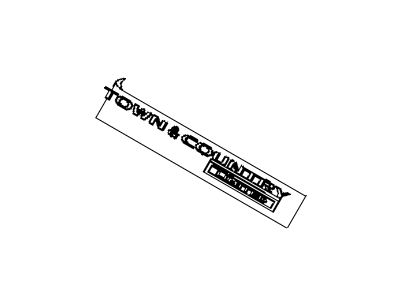 Mopar 5113424AA Nameplate