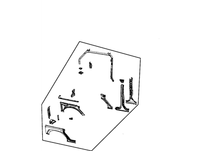 Mopar 68002325AH Panel Kit-Body Side Aperture Rear