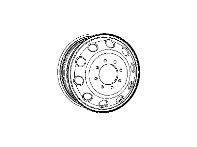 Mopar 68081777AA Aluminum Wheel