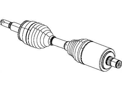 2015 Jeep Cherokee Axle Shaft - 52123661AC