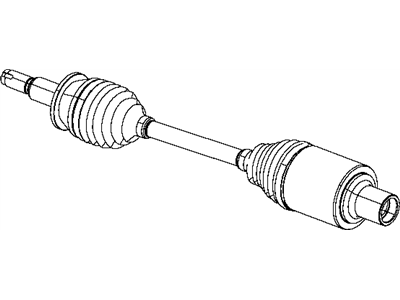 Mopar 68248719AA Axle Half Shaft