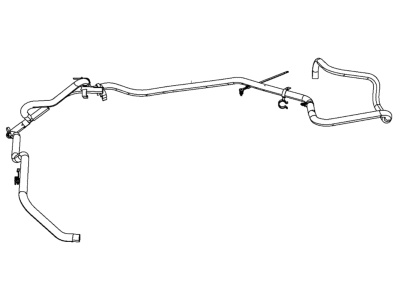 2016 Jeep Grand Cherokee Brake Booster Vacuum Hose - 4581809AC