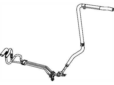 Mopar 5154410AF Hose-Power Steering Return