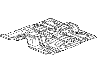 Mopar 55359932AA Pan-Front Floor