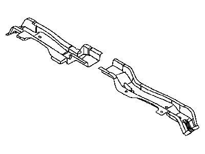 Mopar 55359947AA CROSSMEMBER-Floor Pan