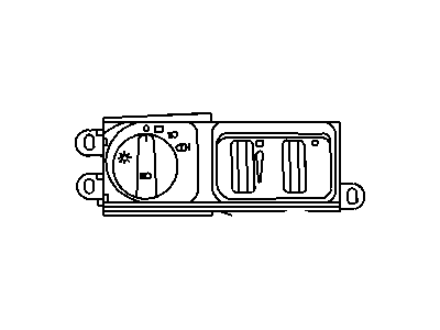 Mopar 4607088AB Switch-HEADLAMP And Fog Lamp