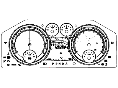 Mopar 68205209AA Lens-Instrument Cluster