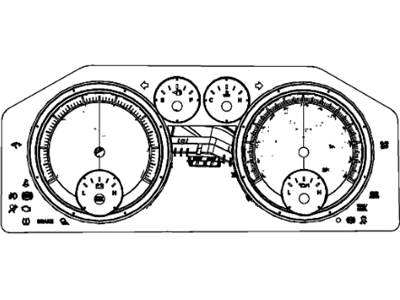 2013 Ram 3500 Speedometer - 56046549AF