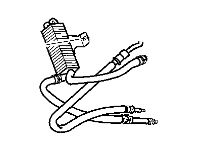 1999 Dodge Dakota Power Steering Hose - 52037828AB