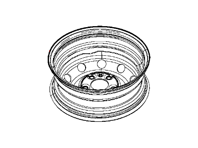 Mopar 4725986AA Pro Master Wheel Steel Silver