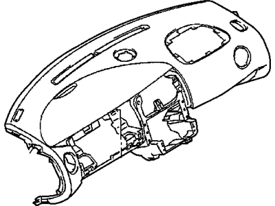 Mopar MR641676 Instrument Panel-Instrument