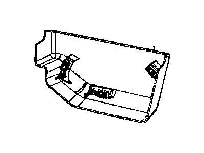 Mopar 1CG55DX9AF Cover-Rear Wiper Motor