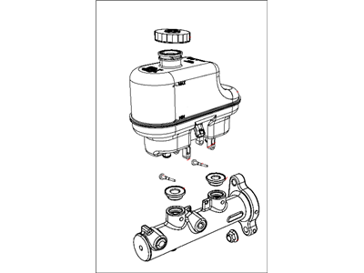 130.67054 Centric Brake Master Cylinder New for Ram 4500 5500 2014-2019 