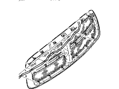 Mopar 5JY10WS2AE Grille-Radiator