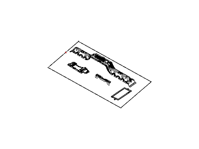 Mopar 55372350AD CROSSMEMBER-Front Seat Retention