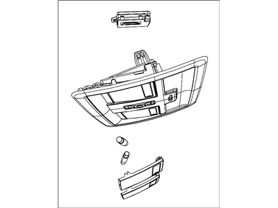 Mopar 1CT58DW1AB Console-Overhead