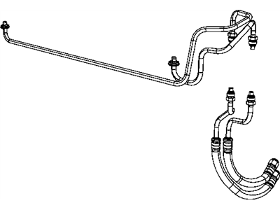 Mopar 5191316AA Tube-Aux Toc To Transmission