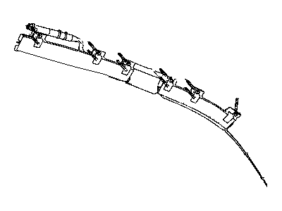 Mopar 4649142AD Side Curtain Air Bag