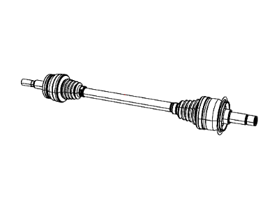 Mopar 5180490AC Axle Assembly