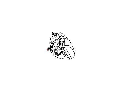 Mopar 4805755AG Headlamp Assembly