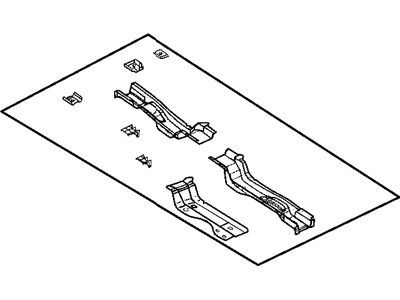 Mopar 55257118AA Support-UNDERBODY Front